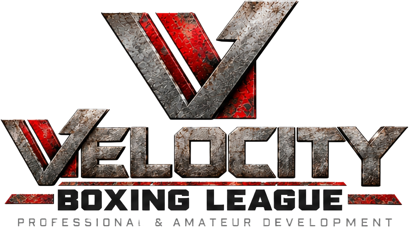 Velocity Boxing League vertical logo